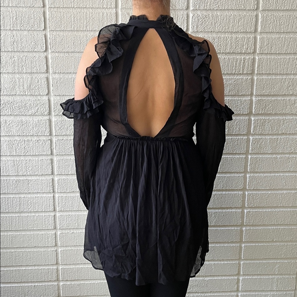Free People Ruffle Top - Picture 3 of 5